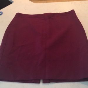 J. Crew Cranberry Size 16 Pencil Skirt.